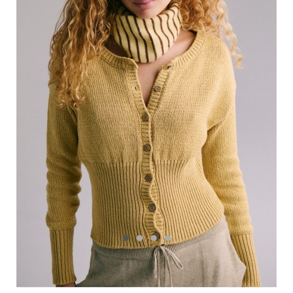FREE PEOPLE HANNAH SWEATER CARDI NWOT SMALL